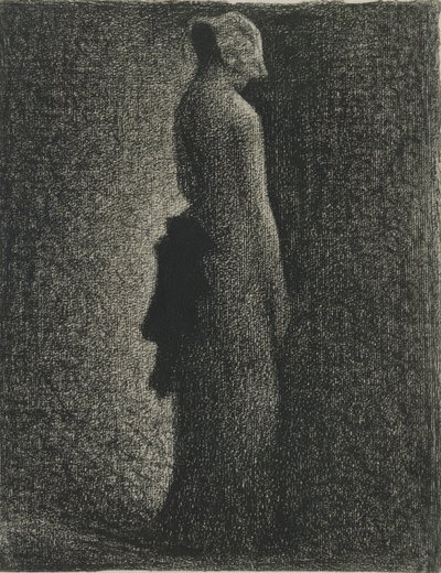 Det sorte slips af Georges Seurat