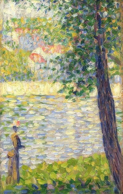 Morgen gåtur. 1885 af Georges Seurat