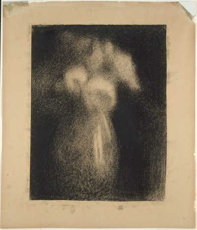 Roser i en vase af Georges Seurat