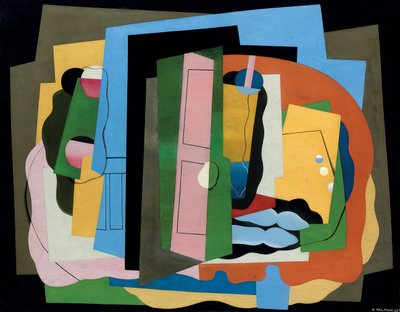 Den lyserøde dør; La porte rose, 1927 af Georges Valmier
