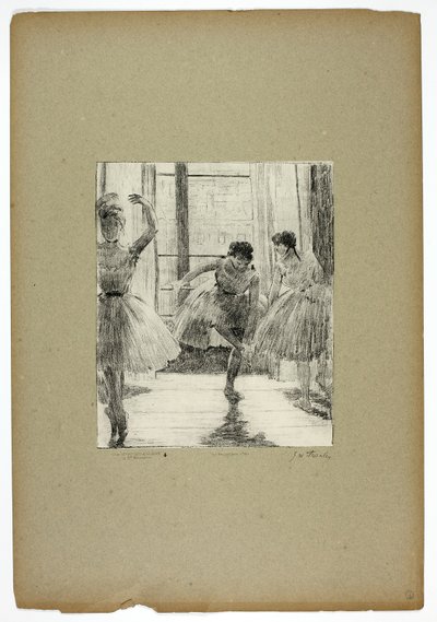 Før balletundervisningen af Georges William Thornley