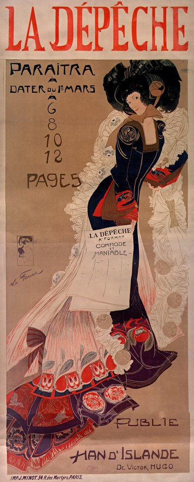 Udsendelsen, c. 1900. af Georges de . Feure