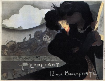 Pierrefort, Plakater og frimærker, 1898 af Georges de Feure
