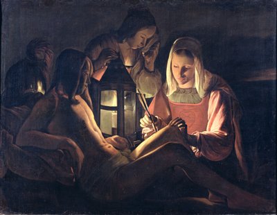 St. Sebastian Plejet af St. Irene og de hellige kvinder af Georges de La Tour