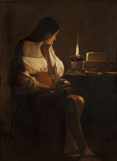 Den angrende Maria Magdalene af Georges de La Tour