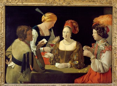 Cheeur med diamant-es - af Georges de La Tour, Louvre-museet, ca. 1635 af Georges de La Tour