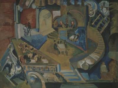Cafe af Georgy Bogdanovich Yakulov