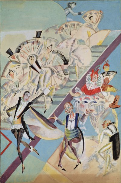 Scenografi til operetten Girofle-Giroflia af Ch. Lecocq, 1922 af Georgy Bogdanovich Yakulov