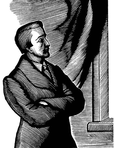Heinrich Heine, tysk digter fra det 19. århundrede, 1934. af Georgi Yecheistov