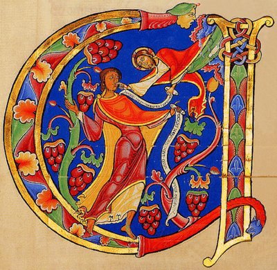 Gud taler til Jeremias, Winchester Bible, 1160-75 (22797800517) af Georgia Levan Ramishvili from Tbilisi