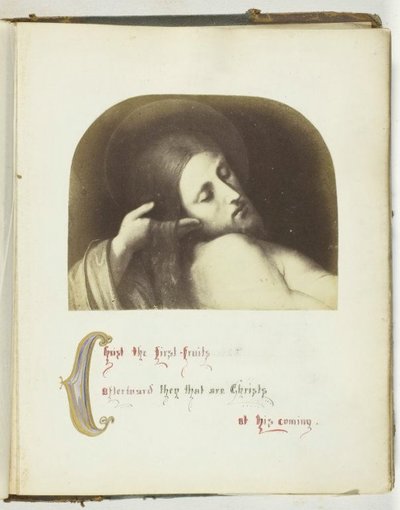 Uden titel [illustration af Jesus med bibelsk citat], 185568. af Georgina Cowper