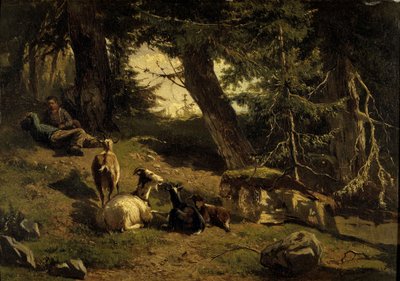Schweizisk landskab af Gerard Bilders