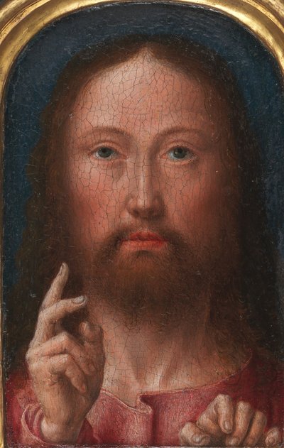 Kristus velsignelse, ca. 1500-1505. af Gerard David
