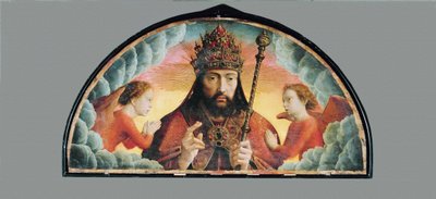 Dieu Pere benissant - Gud Fader giver sin ... af Gerard David