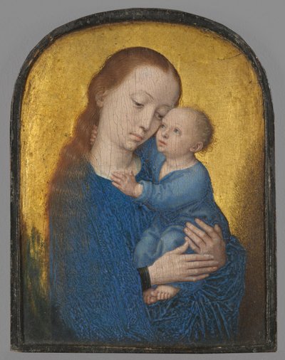 Del af et diptykon: Jomfru Maria med barnet af Gerard David