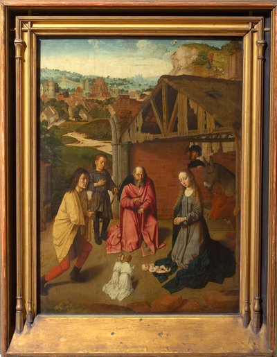 Hyrdernes tilbedelse, ca 1485. af Gerard David