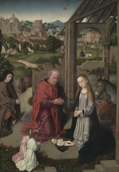 Fødselen, ca. 1485-90 af Gerard David