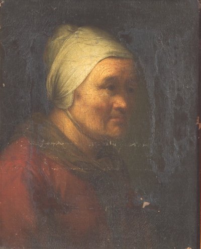 En gammel kvinde af Gerrit Dou