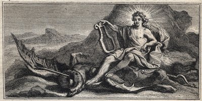 Apollo dræber Hydraen - Apollo terrassant l