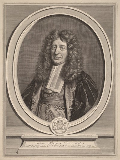 Gedeon Berbier-Du Metz af Gérard Edelinck