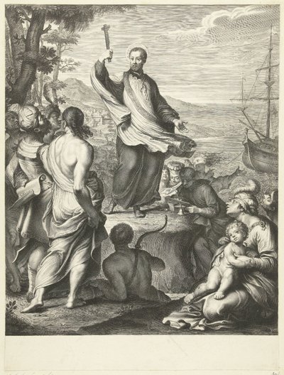 Sankt Frans Xavier af Gérard Edelinck