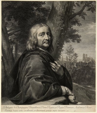 Philippe de Champagne af Gérard Edelinck