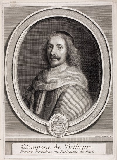 Pompon de Bellièvre af Gérard Edelinck