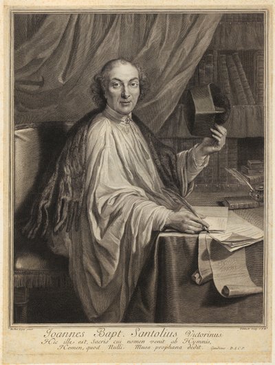 Portræt af Gerbrand van Leeuwen af Gérard Edelinck