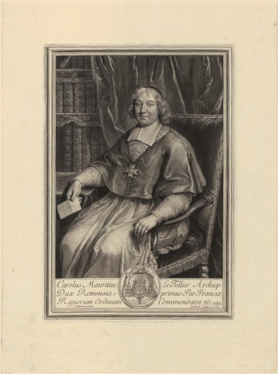 Portræt af Raimond Poisson af Gérard Edelinck