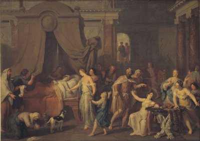 Alcestis og Admetus af Gerard Hoet I