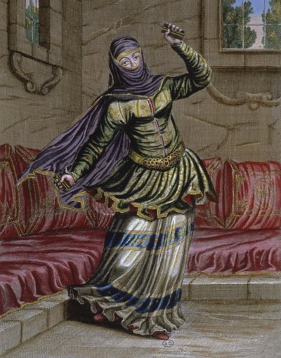 Tyrkisk danser af Gerard Jean Baptiste Scotin