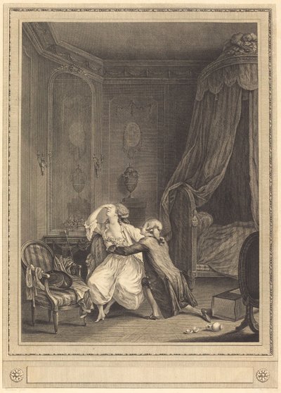 Sen omvendelse af Gerard Rene Le Vilain after Nicolas Lavreince