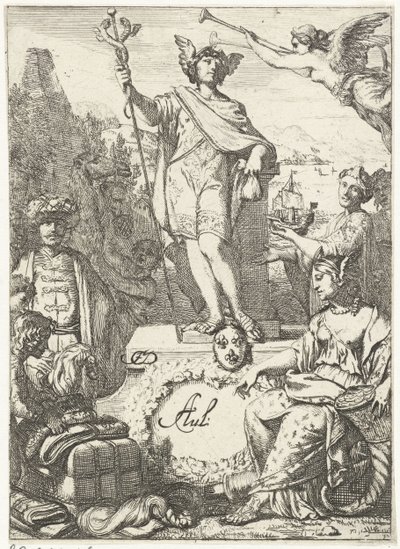 Allegori om handel med Mercury af Gerard de Lairesse (rejected attribution)