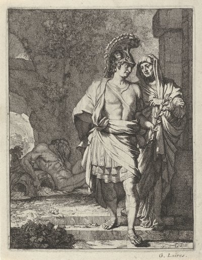 Aeneas en de Sibille van Cumae af Gerard de Lairesse