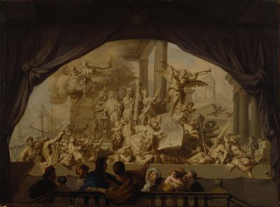 Allegori over Amsterdams berømmelse af Gerard de Lairesse