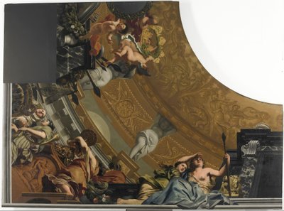 Loft med fremstilling af Diana og hendes ledsagere af Gerard de Lairesse
