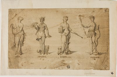 Fire kontinenter af Gerard de Lairesse