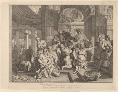 Joseph åbenbarer sig for sine brødre af Gerard de Lairesse