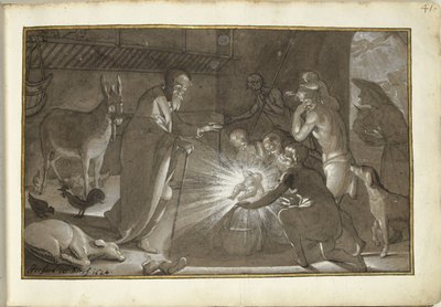 Tilbedelse af hyrderne af Gerard ter Borch