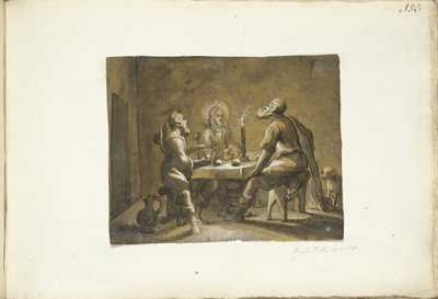 Måltid i Emmaus af Gerard ter Borch (I)