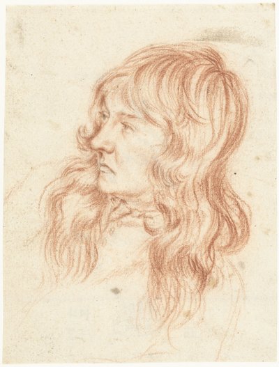 Hovedet af en ung mand, til venstre af Gerard ter Borch (II)