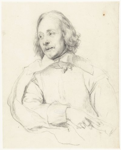 Portræt af Robert van Voerst af Gerard ter Borch (II)