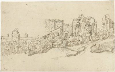 Ruinerne af Trajans bade af Gerard ter Borch (II)