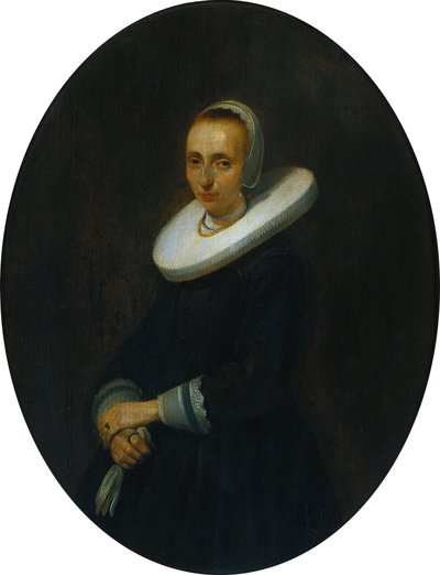 Johanna Bardoel (død efter 1667). Hustru til Gerard van der Schalcke af Gerard ter Borch
