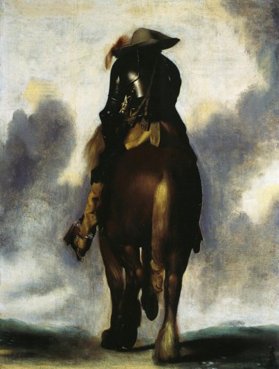 Mand på hesteryg, set bagfra af Gerard ter Borch