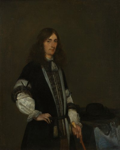 Portræt af François de Vicq (1646-1707). af Gerard ter Borch