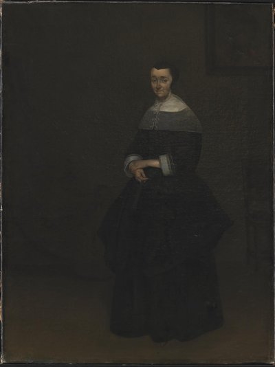 Portræt af en Dame af Gerard ter Borch