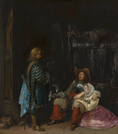 Budbringeren af Gerard ter Borch