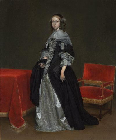 Portræt af en kvinde, ca. 1665 af Gerard ter Borch