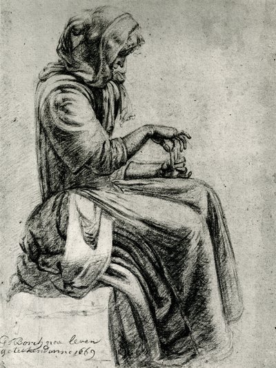 Spåkonen af Gerard ter Borch